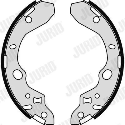 Handler.Part Brake shoe set JURID 362418J 1