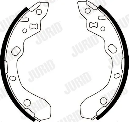 Handler.Part Brake shoe set JURID 362418J 2