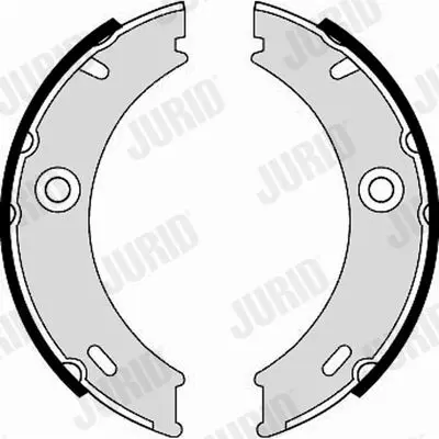 Handler.Part Brake shoe set, parking brake JURID 362420J 2