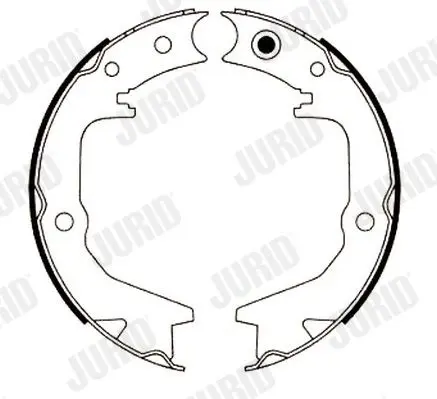 Handler.Part Brake shoe set JURID 362435J 2