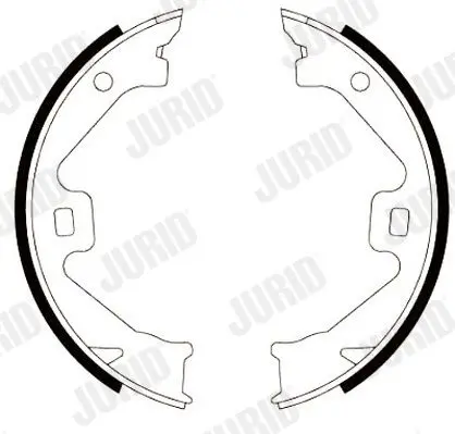 Handler.Part Brake shoe set, parking brake JURID 362438J 2