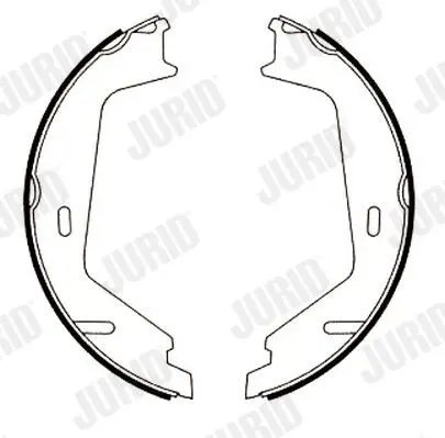 Handler.Part Brake shoe set, parking brake JURID 362439J 2