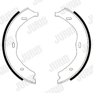 Handler.Part Brake shoe set, parking brake JURID 362455J 1