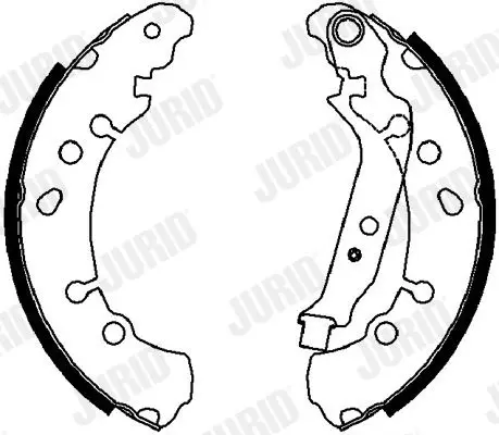 Handler.Part Brake shoe set JURID 362477J 1