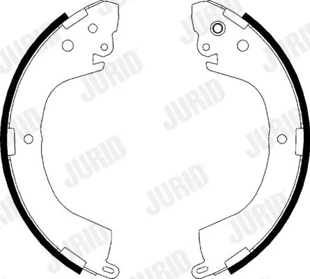 Handler.Part Brake shoe set JURID 362522J 2