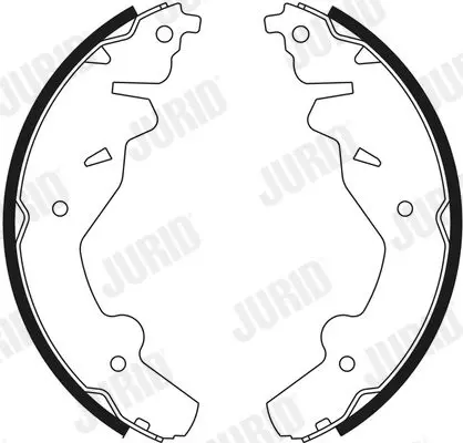 Handler.Part Brake shoe set JURID 362523J 1