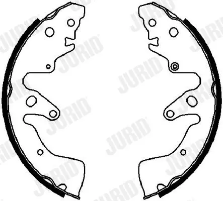 Handler.Part Brake shoe set JURID 362529J 1