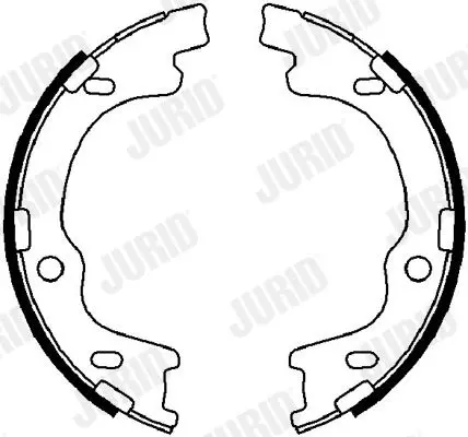 Handler.Part Brake shoe set, parking brake JURID 362533J 1