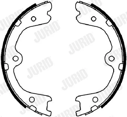 Handler.Part Brake shoe set, parking brake JURID 362550J 2