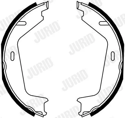 Handler.Part Brake shoe set, parking brake JURID 362567J 1