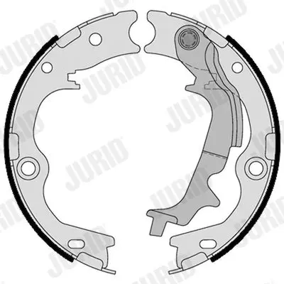 Handler.Part Brake shoe set, parking brake JURID 362597J 1