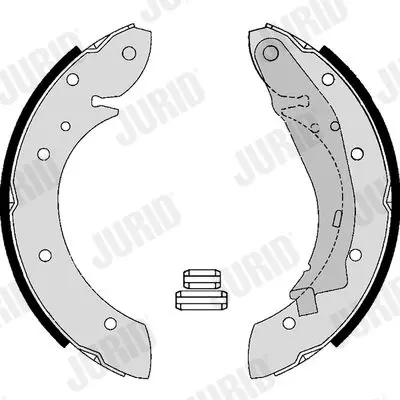 Handler.Part Brake shoe set JURID 362613J 1