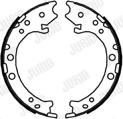 Handler.Part Brake shoe set, parking brake JURID 362638J 1