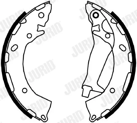 Handler.Part Brake shoe set JURID 362641J 1