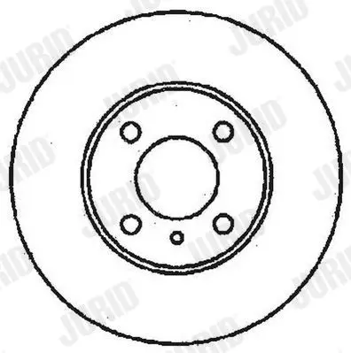 Handler.Part Brake disc JURID 561266JC 2