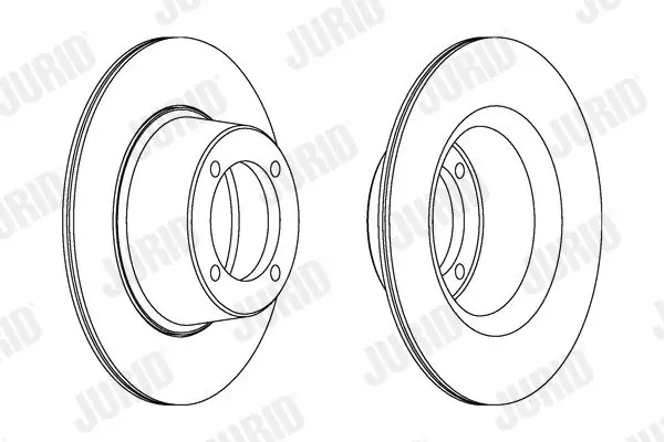 Handler.Part Brake disc JURID 561318J 1