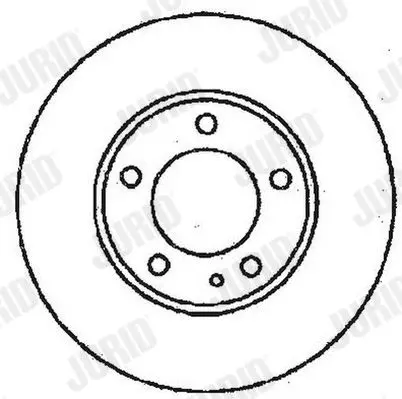 Handler.Part Brake disc JURID 561552JC 2