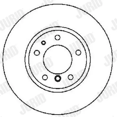 Handler.Part Brake disc JURID 561554JC 2