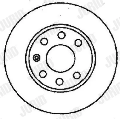 Handler.Part Brake disc JURID 561589JC 2