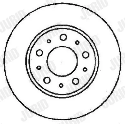 Handler.Part Brake disc JURID 561492JC 2