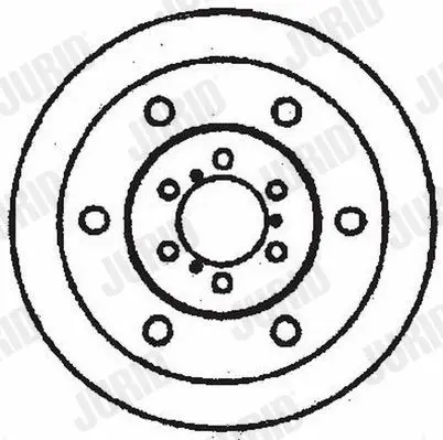 Handler.Part Brake disc JURID 561508JC 2