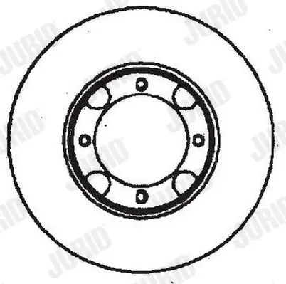 Handler.Part Brake disc JURID 561521JC 2