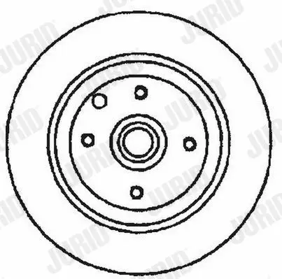 Handler.Part Brake disc JURID 561530JC 1