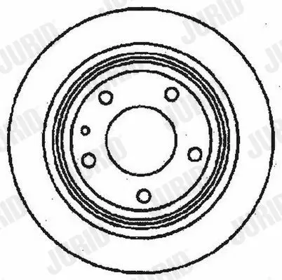 Handler.Part Brake disc JURID 561477JC 2