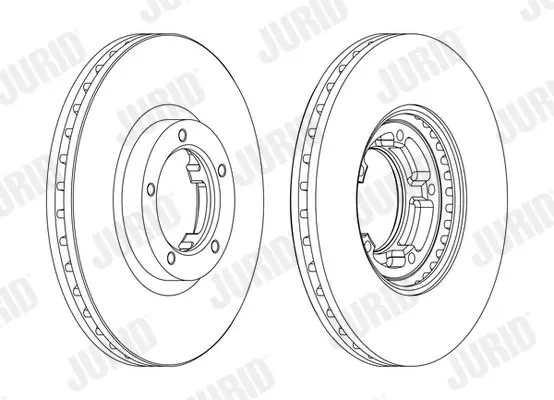 Handler.Part Brake disc JURID 561624JC 2