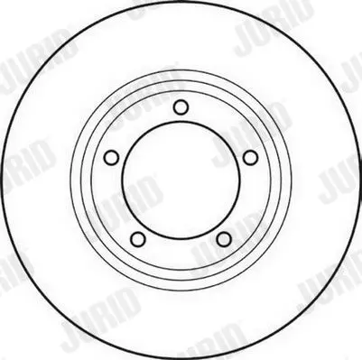 Handler.Part Brake disc JURID 561629JC 2