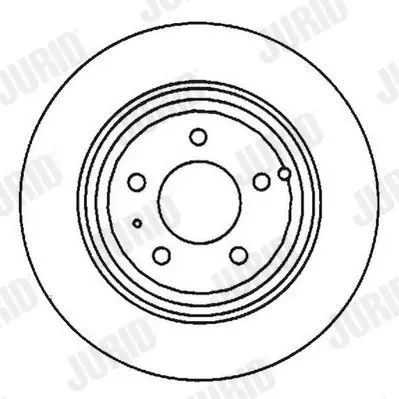 Handler.Part Brake disc JURID 561867JC 2