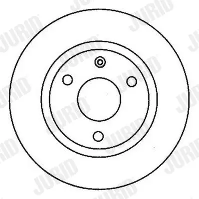 Handler.Part Brake disc JURID 561682JC 1