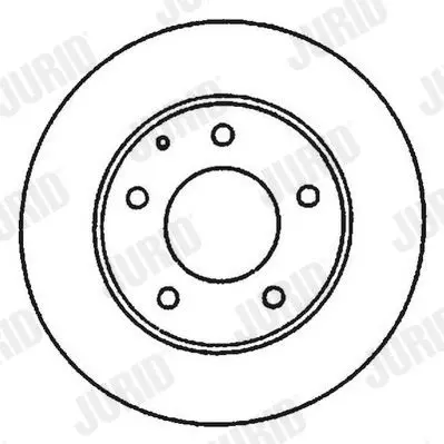 Handler.Part Brake disc JURID 561869JC 2