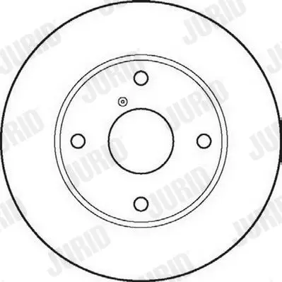 Handler.Part Brake disc JURID 561871JC 2