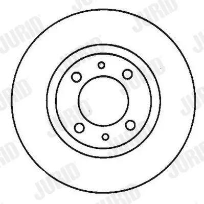 Handler.Part Brake disc JURID 561923JC 2