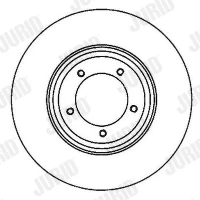 Handler.Part Brake disc JURID 561979JC 2