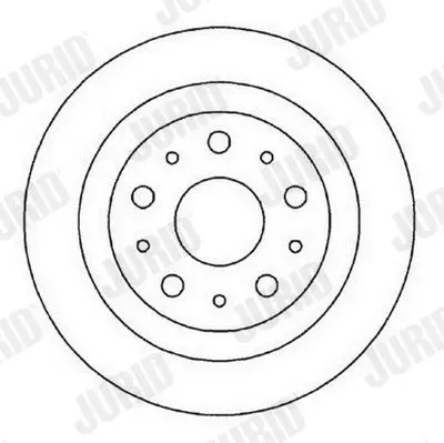 Handler.Part Brake disc JURID 562017JC 2