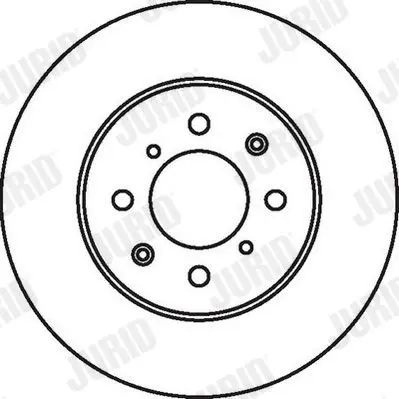 Handler.Part Brake disc JURID 562082JC 2