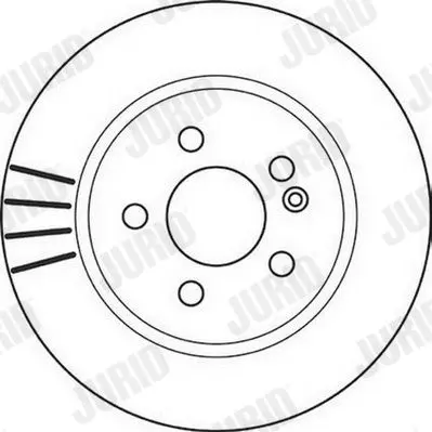 Handler.Part Brake disc JURID 562099JC 1