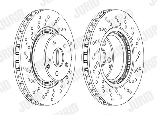 Handler.Part Brake disc JURID 562101JC 2