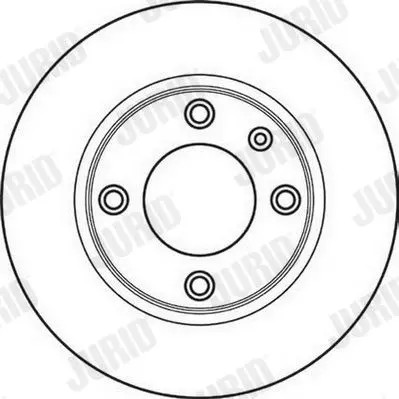 Handler.Part Brake disc JURID 562107JC 2