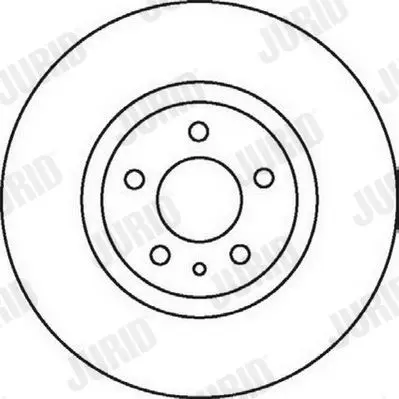 Handler.Part Brake disc JURID 562061JC 2