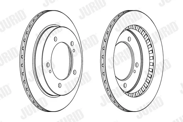 Handler.Part Brake disc JURID 562075JC 2