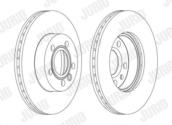 Handler.Part Brake disc JURID 562080JC 2