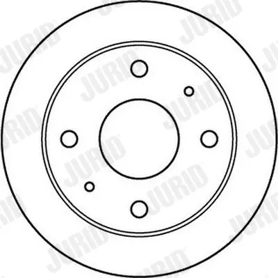 Handler.Part Brake disc JURID 562144JC 2