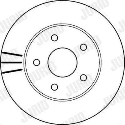 Handler.Part Brake disc JURID 562147JC 1