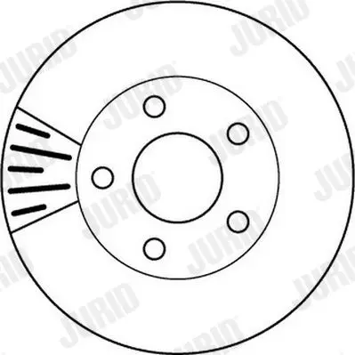 Handler.Part Brake disc JURID 562160JC 2