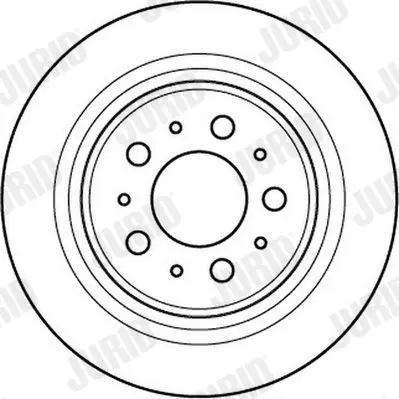 Handler.Part Brake disc JURID 562172JC 2