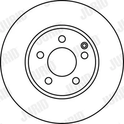 Handler.Part Brake disc JURID 562212JC 3