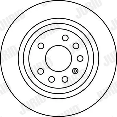 Handler.Part Brake disc JURID 562220JC 2